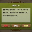 2014年2月10日で通算ログイン日数100日